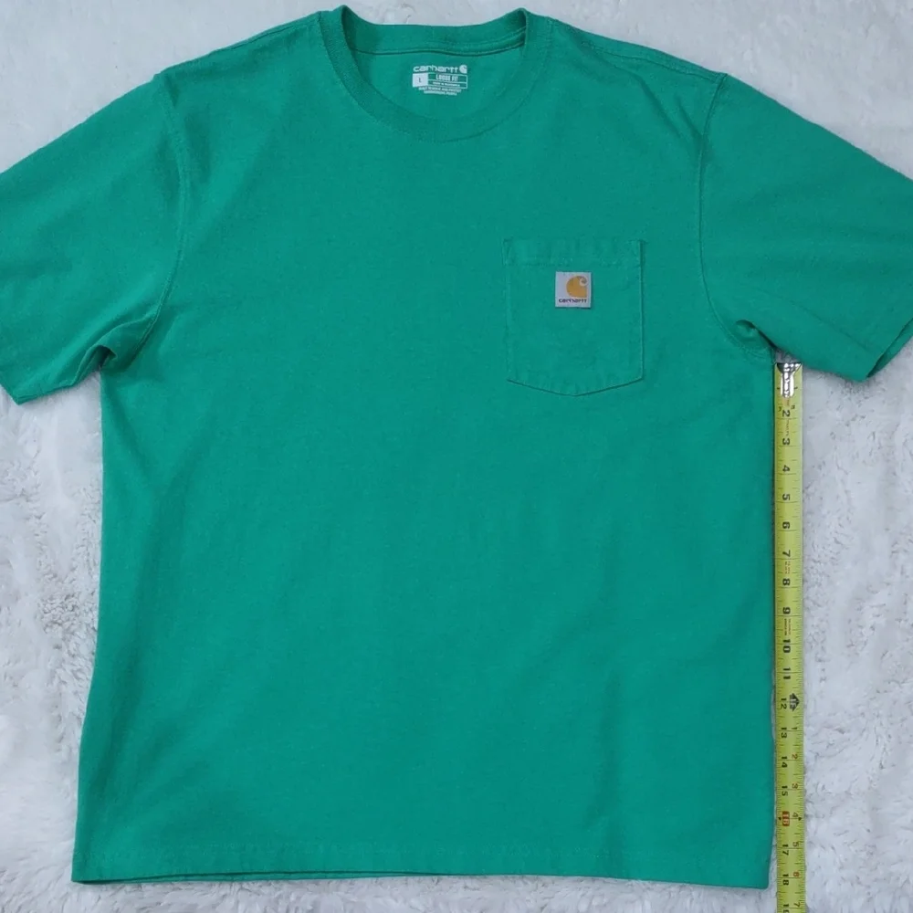 Carhartt Vibrant Green Tee with Pocket - Picture 10 of 15
